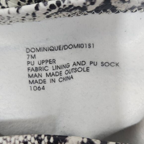 Steve Madden Snakeskin Print Thigh High Boot Size 7 Over-The-Knee Stretch Boots - Picture 12 of 13